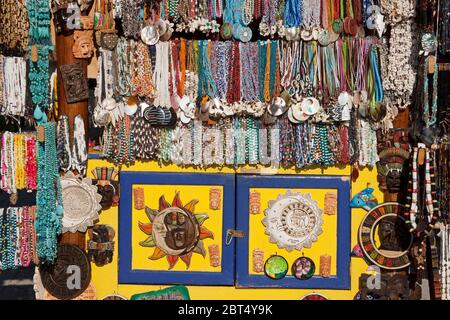 Boutique d'artisanat à Puerta Maya, île Cozumel, Quintana Roo, Mexique Banque D'Images