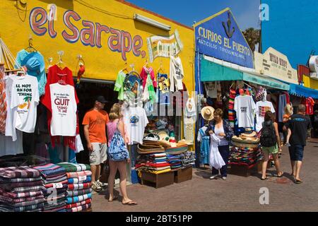 Magasins, Ensenada City, Basse Californie, Mexique Banque D'Images