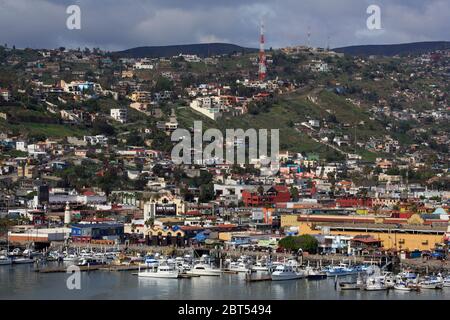 Le port d'Ensenada, Baja California, Mexique Banque D'Images