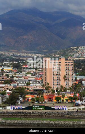 Villa Marina Hotel, Ensenada City, Basse-Californie, Mexique Banque D'Images