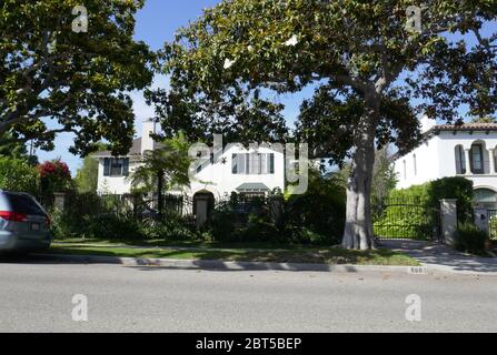 Beverly Hills, Californie, États-Unis 22 mai 2020 UNE vue générale de l'atmosphère de l'ancienne maison de Leslie Howard au 606 N. Camden Drive le 22 mai 2020 à Beverly Hills, Californie, États-Unis. Photo par Barry King/Alay stock photo Banque D'Images