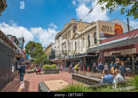 Cuba Mall à Cuba Street à Wellington, Île du Nord, Nouvelle-Zélande Banque D'Images