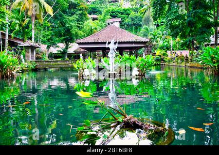 Pura Gunung Kawi Sebatu Tample dans la province d'Ubud, île de Bali, Indonésie Banque D'Images