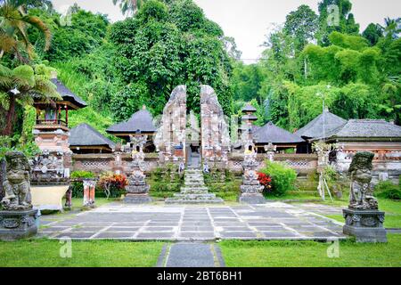 Pura Gunung Kawi Sebatu Tample dans la province d'Ubud, île de Bali, Indonésie Banque D'Images