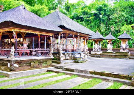 Pura Gunung Kawi Sebatu Tample dans la province d'Ubud, île de Bali, Indonésie Banque D'Images