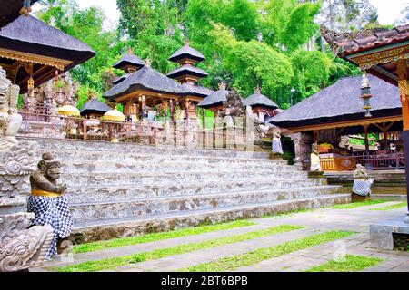 Pura Gunung Kawi Sebatu Tample dans la province d'Ubud, île de Bali, Indonésie Banque D'Images