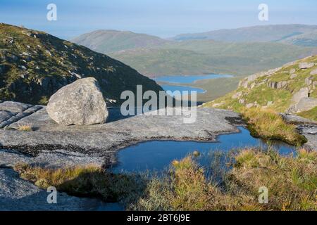 Loch Neldricken, parc forestier de Galloway Banque D'Images