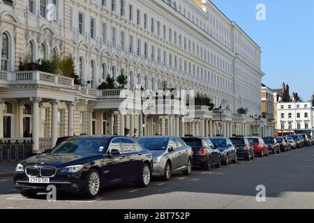 Queen's Gate Terrace, South Kensington, West London, Royaume-Uni Banque D'Images