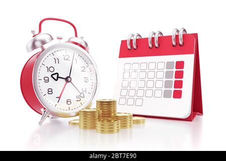 Temps et argent Banque D'Images