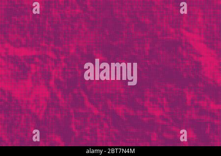 Grunge l'arrière-plan des points demi-ton. Texture d'impression décalée. Illustration de Vecteur