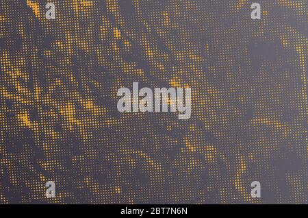 Grunge l'arrière-plan des points demi-ton. Texture d'impression décalée. Illustration de Vecteur