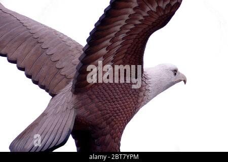 La célèbre statue de l'aigle à Langkawi, en Malaisie Banque D'Images