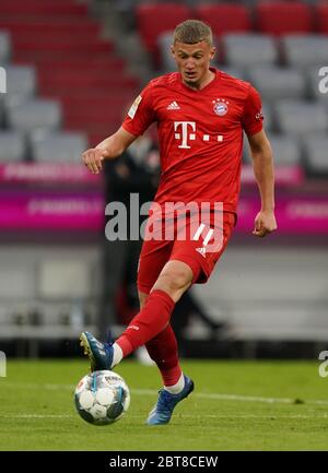 Muenchen, Allemagne, 23. Mai 2020, Mickael (Michael) CUISANCE, FCB 11 beim Spiel 1.Bundesliga FC BAYERN MUENCHEN - EINTRACHT FRANCFORT in der saison 2019/2020 am 27.Spieltag. © Peter Schatz / Pool / Alay Live News - LES RÉGLEMENTATIONS DFL INTERDISENT TOUTE UTILISATION de PHOTOGRAPHIES comme SÉQUENCES D'IMAGES et/ou QUASI-VIDÉO - agences de presse nationales et internationales HORS usage éditorial SEULEMENT Banque D'Images