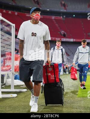 Muenchen, Allemagne, 23. Mai 2020, Jerome BOATENG (FCB 17) beim Spiel 1.Bundesliga FC BAYERN MUENCHEN - EINTRACHT FRANKFURT 5-2 in der saison 2019/2020 am 27.Spieltag. © Peter Schatz / Pool / Alay Live News - LES RÉGLEMENTATIONS DFL INTERDISENT TOUTE UTILISATION de PHOTOGRAPHIES comme SÉQUENCES D'IMAGES et/ou QUASI-VIDÉO - agences de presse nationales et internationales HORS usage éditorial SEULEMENT Banque D'Images