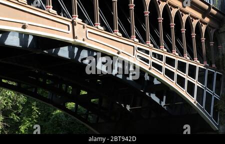 Aqueduc de bras de moteur Smethwick, Thomas Telford Banque D'Images
