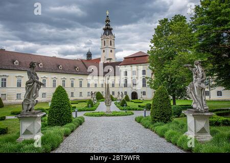 Abbaye Baroque Altenbourg (Stift Altenburg), Waldviertel, Basse Autriche Banque D'Images