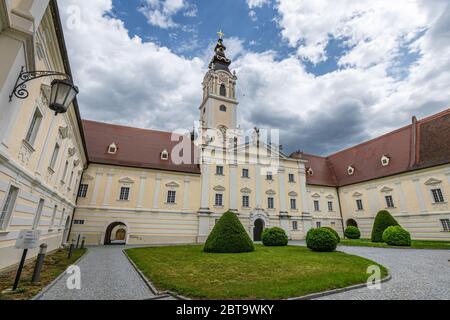 Abbaye Baroque Altenbourg (Stift Altenburg), Waldviertel, Basse Autriche Banque D'Images