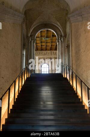 VENISE, ITALIE - 26 2016 MAI : escalier de la Scuola Grande della Misericordia historique à Venise Banque D'Images