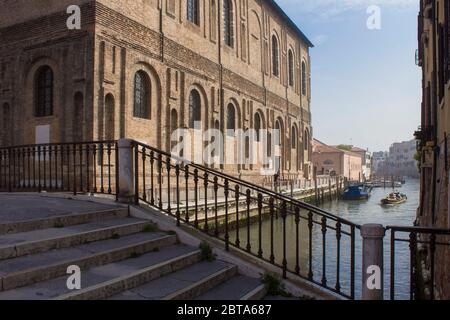 VENISE, ITALIE - MAI 26 2016 : le bâtiment historique de la Scuola Grande della Misericordia à Venise, Italie Banque D'Images