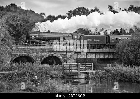 La nouvelle locomotive du Peppercorn A1 Pacific n° 60163 Tornado a été exécutée sur le chemin de fer East Lancashire dans le cadre de leur gala à vapeur Auntumn. Membre Banque D'Images