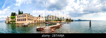 Villa Guerienti à Garda, Lac de Garde, Italie Banque D'Images