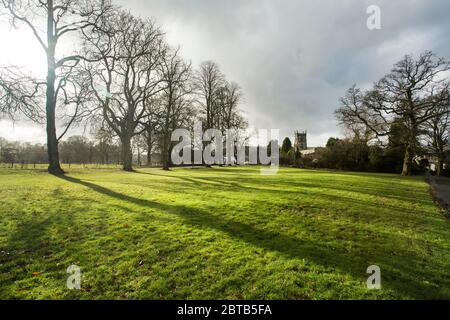 L'église de St Peter et St Paul à la Haute-chapelle à dans la forêt de Bowland Lancashire England Banque D'Images