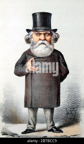 1869 , GRANDE-BRETAGNE : le politicien britannique, historien, collectionneur, voyageur, écrivain et archéologue Sir Henry Austen LAYARD ( 1817 - 1894 ). Caricature d'APE aka Carlo Pellegrini ( 1839 – 1889 ) pubblies dans VANITY FAIR , 28 août 1869. - LETTERATO - SCRITORE - LETTERATURA - ÉCRIVAIN - SCRITORE - POLITICA - POLITHO - STORICO - ARCHEOLOGO - ARCHEILLUSTRALOGIA - ARCHÉOLOGUE - ARCHÉOLOGIE - VIAGGIATORE - Littérature - barba - barbe - chapeau de tête - cóco a cilindro - caricatura - Archirazione - Archivio - illustration - gbb- Banque D'Images