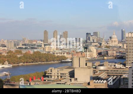 La Tamise à Londres, en Angleterre Banque D'Images