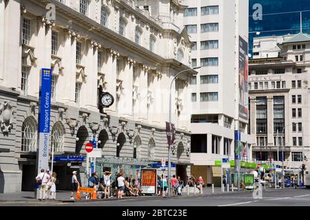 Britomart Transportation Center, Central Business District, Auckland, Île du Nord, Nouvelle-Zélande Banque D'Images