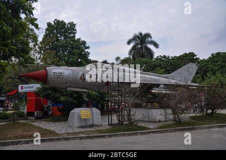 Musée d'histoire militaire du Vietnam, Hanoï Banque D'Images