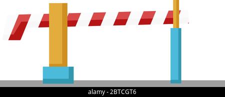 Rampe de train, illustration, vecteur sur fond blanc Illustration de Vecteur