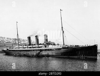 Steamship 'Normannia', Alger, Algérie ca. 1899 Banque D'Images