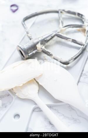 Connexion de palette pour mixer de cuisine. Banque D'Images