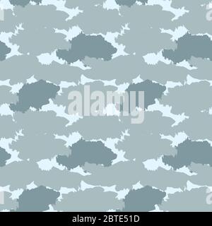 Fond de motif abstrait camouflage sans couture adapté aux textiles de mode, aux motifs Illustration de Vecteur