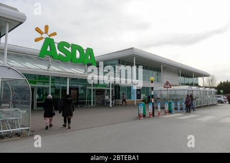 Magasin Asda à Handsworth à Sheffield Banque D'Images