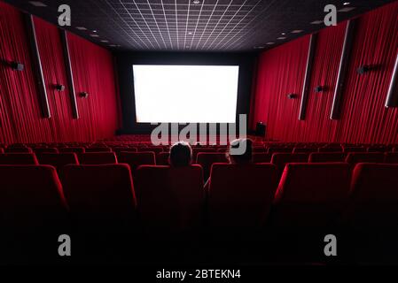 Dresde, Allemagne. 22 mai 2020. Quelques spectateurs dans un cinéma, après la réouverture dans certains Länder allemands. Crédit : Robert Michael/dpa-Zentralbild/dpa/Alay Live News Banque D'Images