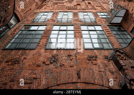 Brême, Böttcherstraße, Handwerkerhof von Hoetger, Paula-Moderson-Becker-Museum Banque D'Images