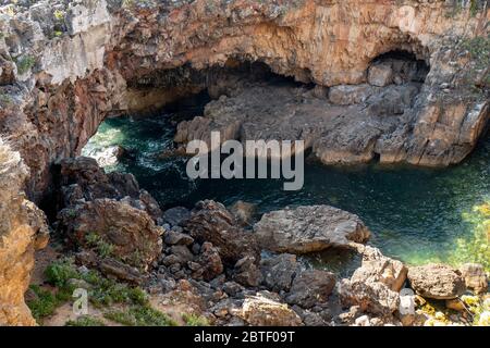 Europe, Portugal, Caiscas. Boca de Inferno à Caiscas. Banque D'Images