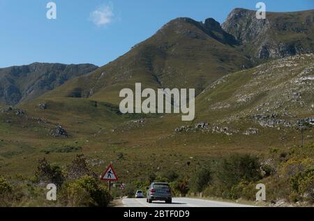 Kleinmond, Cap-Occidental, Afrique du Sud. Décembre 2019. Kleinmond sur la route du jardin, Afrique du Sud. Un trajet pittoresque très populaire, surplombait les Hottentots Banque D'Images