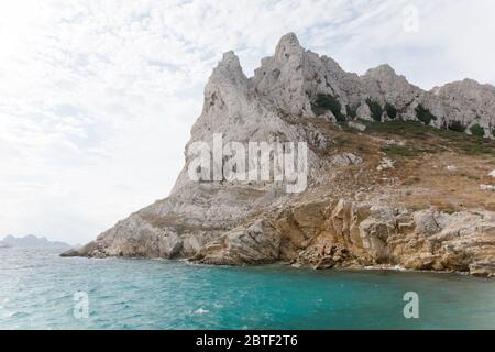 Magnifique parc national de Calanques près de Marseille en France Banque D'Images