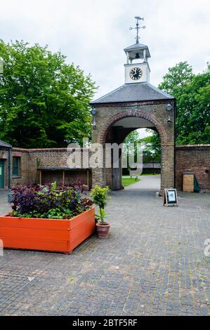 Bloc stable au parc de Morden Hall Banque D'Images