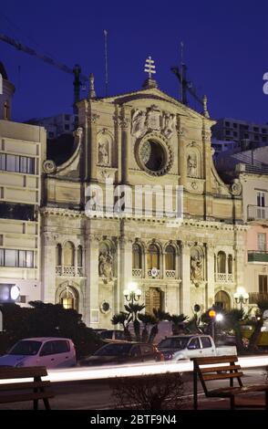 Eglise de Jésus de Nazareth à Sliema (Tas-Sliema). L'île de Malte Banque D'Images