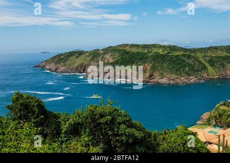 Ponta da Boca da Barra, Buzios, Rio de Janeiro, Brésil Banque D'Images