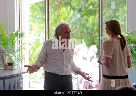 VENISE, ITALIE - SEPTEMBRE 01 : Abel Ferrara est vu lors du 69e Festival du film de Venise le 1er septembre 2012 à Venise, Italie Banque D'Images