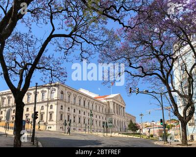 Parlement portugais, Lisbonne Banque D'Images