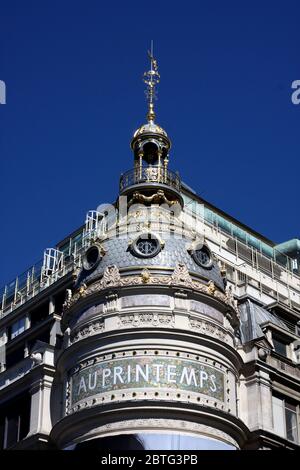 Au Printemps, Grand magasin, Paris, France Banque D'Images