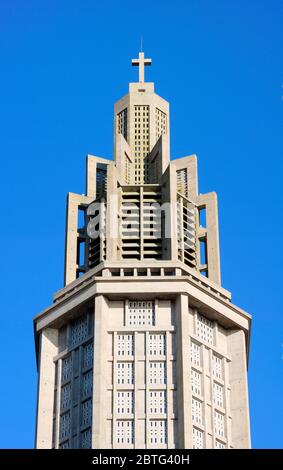 Eglise Saint-Joseph, Le Havre, Normandie, France Banque D'Images