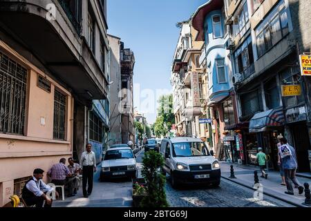 Istanbul, Turquie - 21 août 2008 : CD Peykhane, district de Fatih Banque D'Images