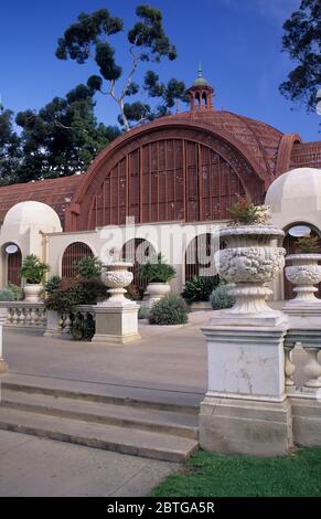Bâtiment de botanique, Balboa Park, San Diego, Californie Banque D'Images