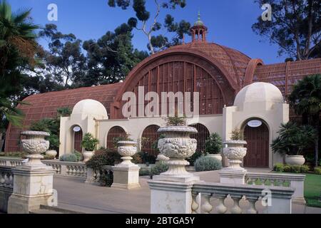 Bâtiment de botanique, Balboa Park, San Diego, Californie Banque D'Images